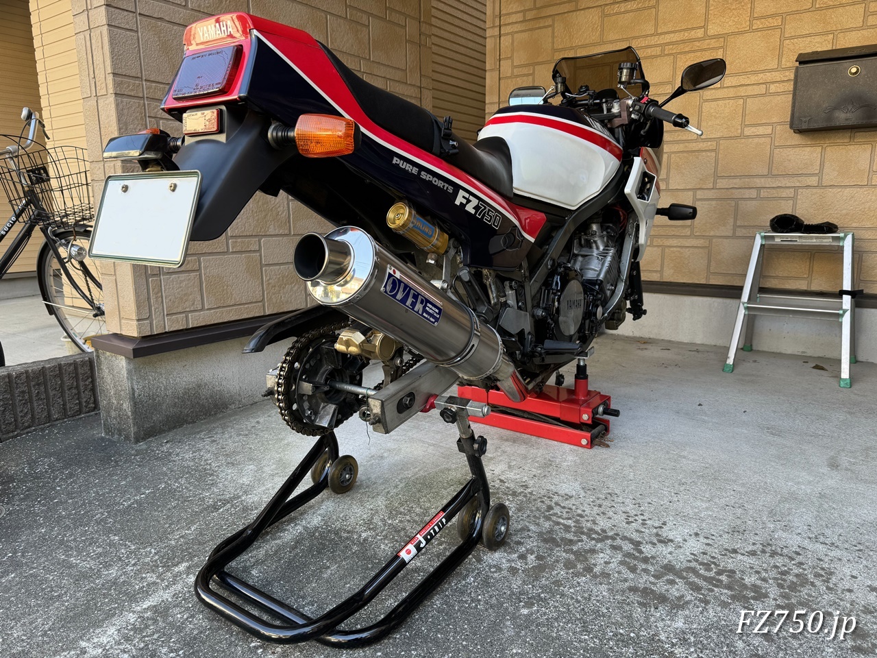 オートバイのホイール塗装（その1:ホイール持ち込み） - FZ750.jp