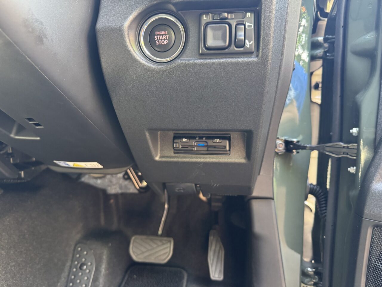 ジムニーノマドに取り付けられたETC(Panasonic CY-ET2620GD)
