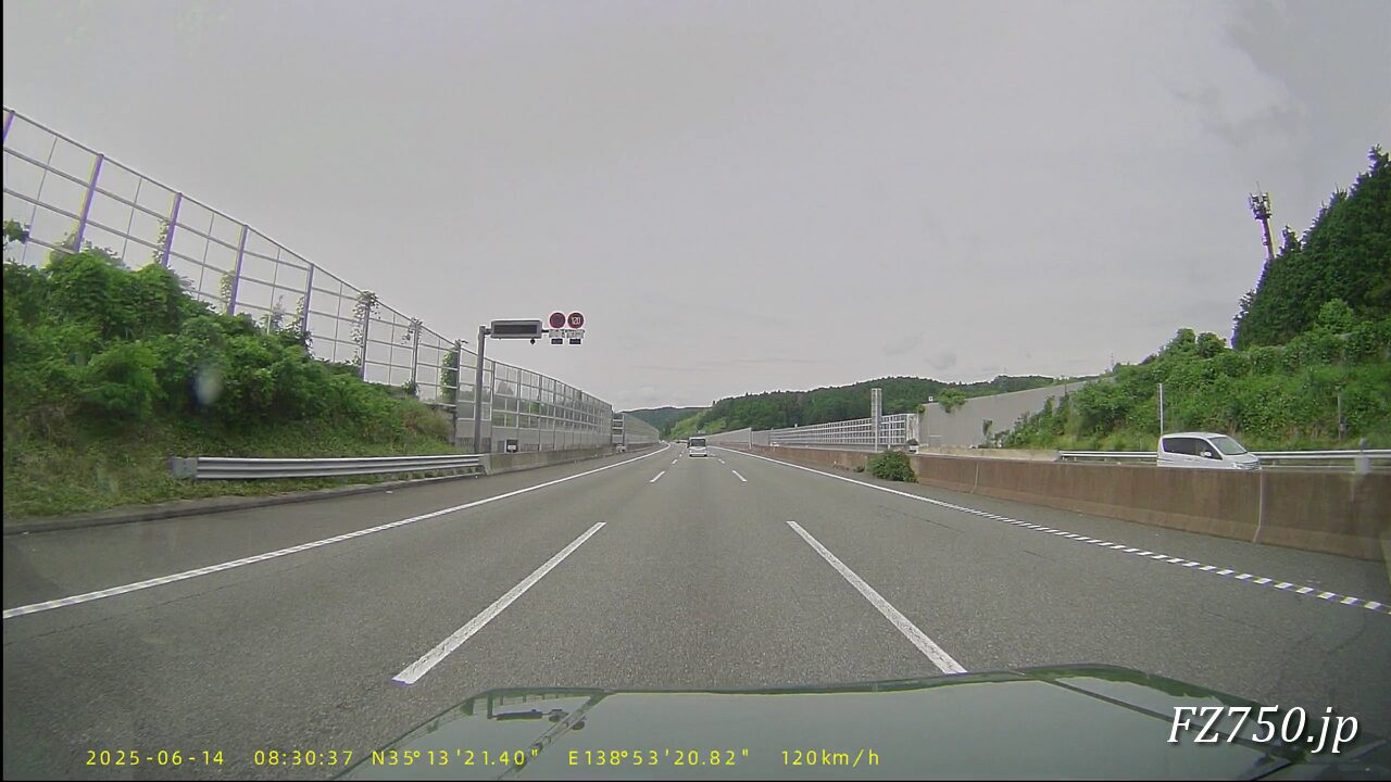 ジムニーノマドのドラレコ(Pioneer VREC-MS700D)画像