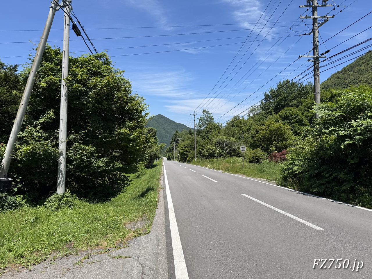 上田市 武石付近の県道62号線