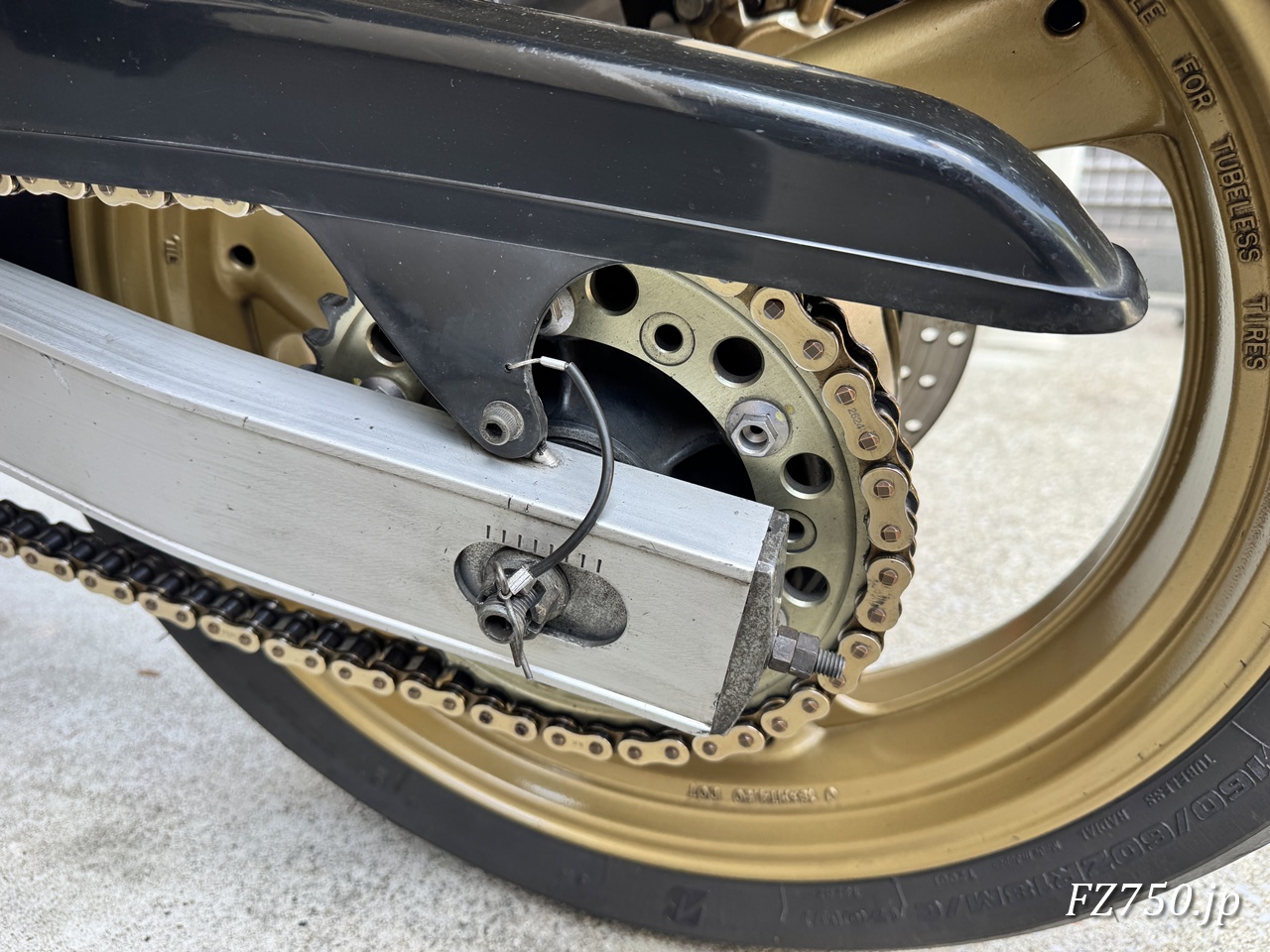 FZ750で20年使用したRK製 530チェーン（RK 530RXW）