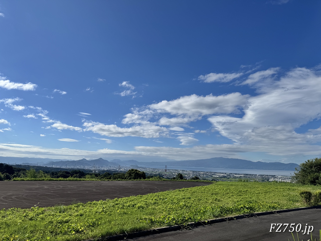 新東名高速道路 駿河湾沼津SA(下り)からの景色
