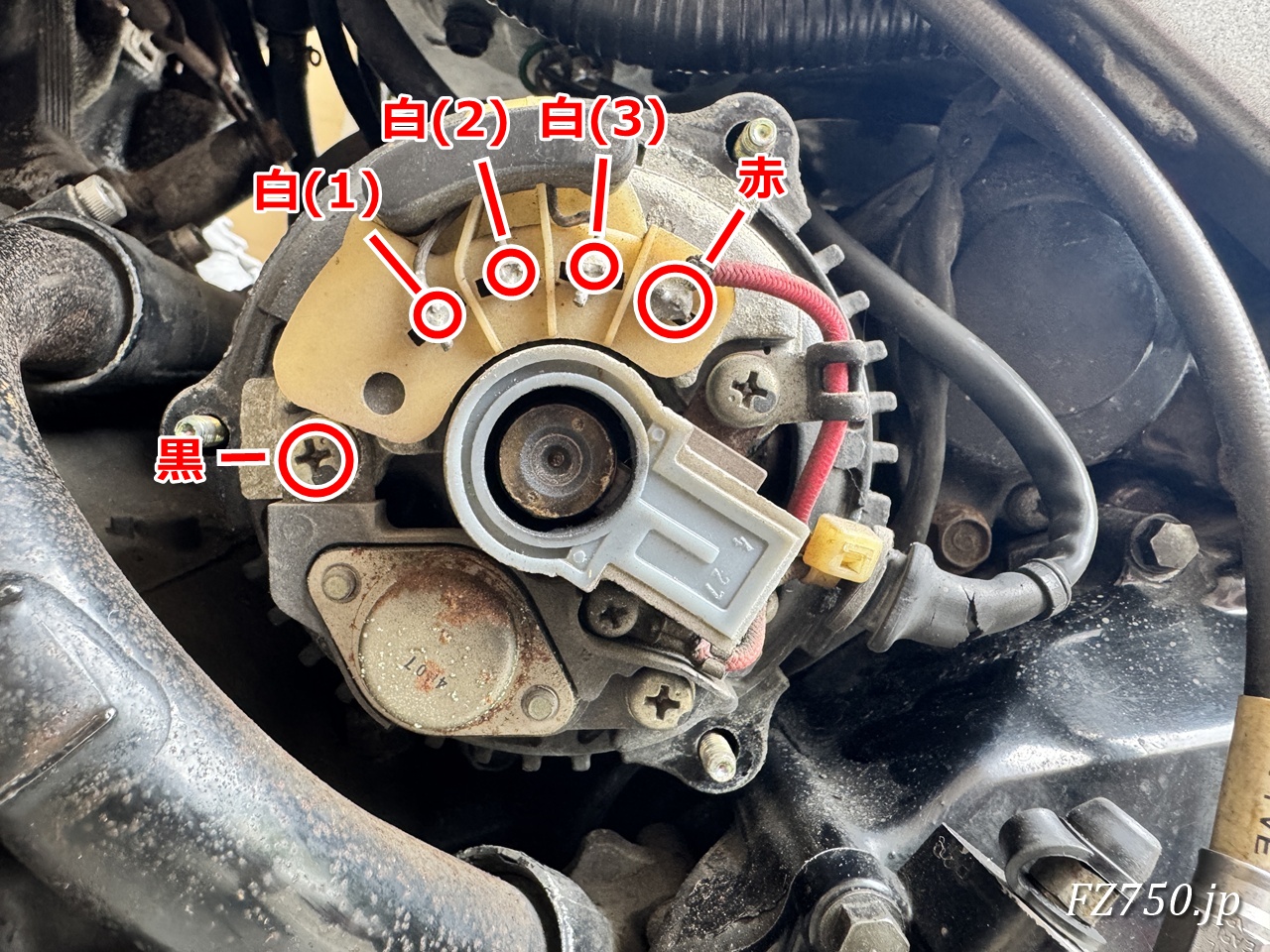 FZ750のレクチファイア