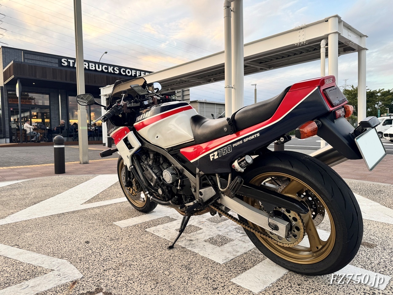 XJR1300のACゼネレータに交換したFZ750