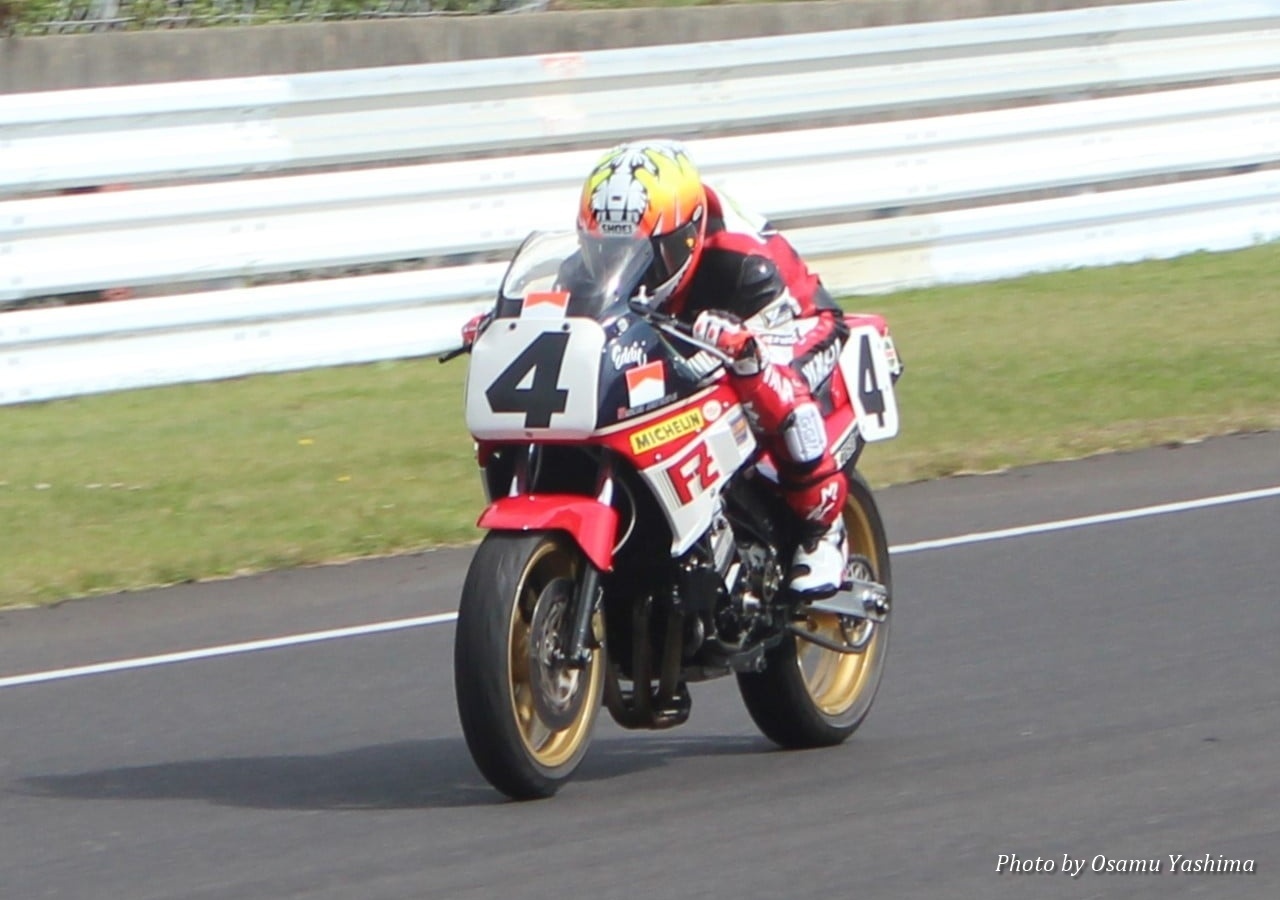 スポーツランドSUGOを疾走するFZ750(0U45) その2:My Yamaha Motorcycle Day 2025