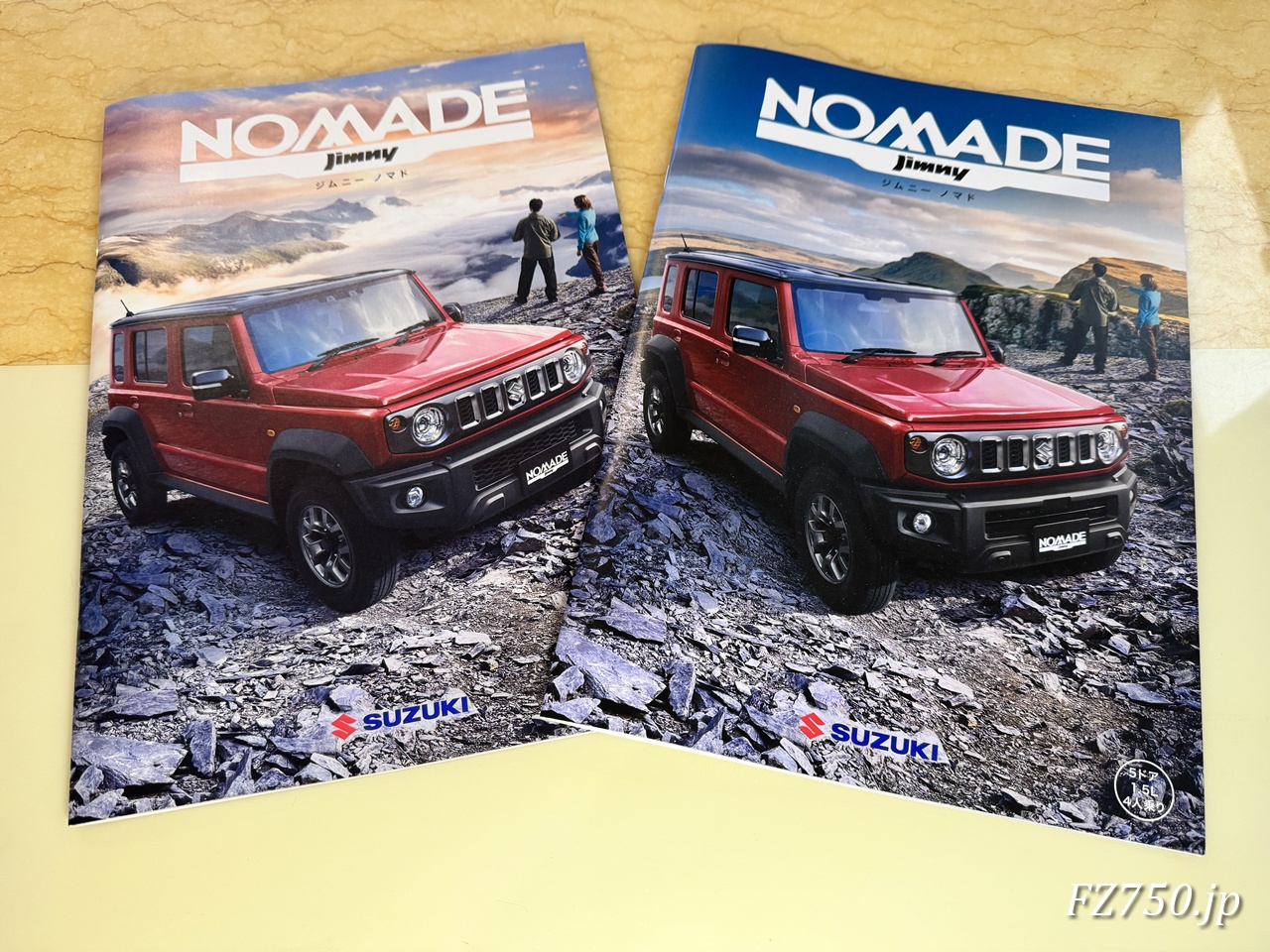 ジムニーノマド 2型にマイナーチェンジ！1型との相違点を公式カタログ