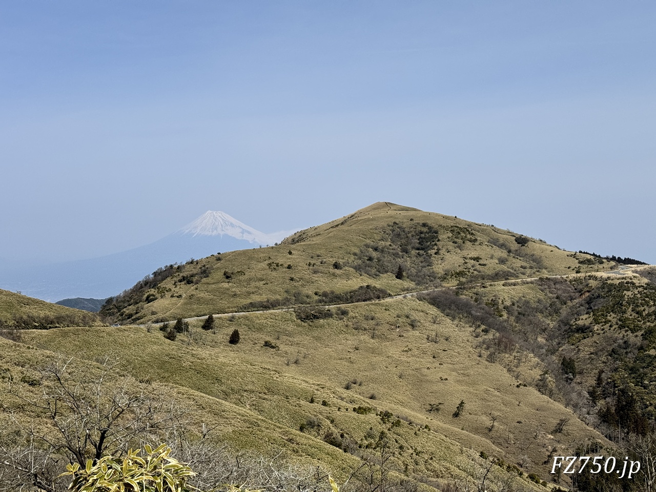西伊豆スカイラインからの富士山