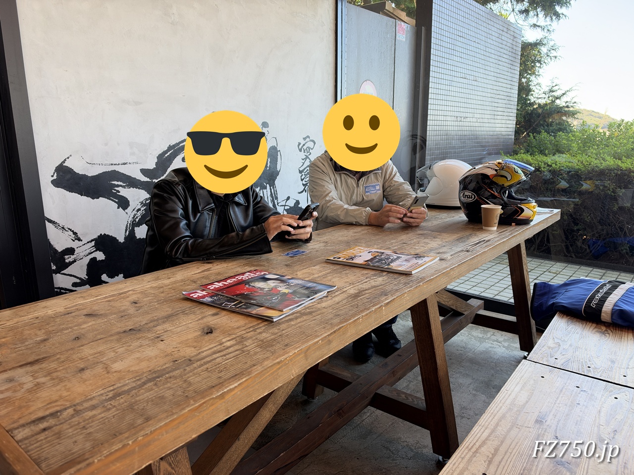 バイカーズパラダイス南箱根でルートとお昼ごはんの作戦会議