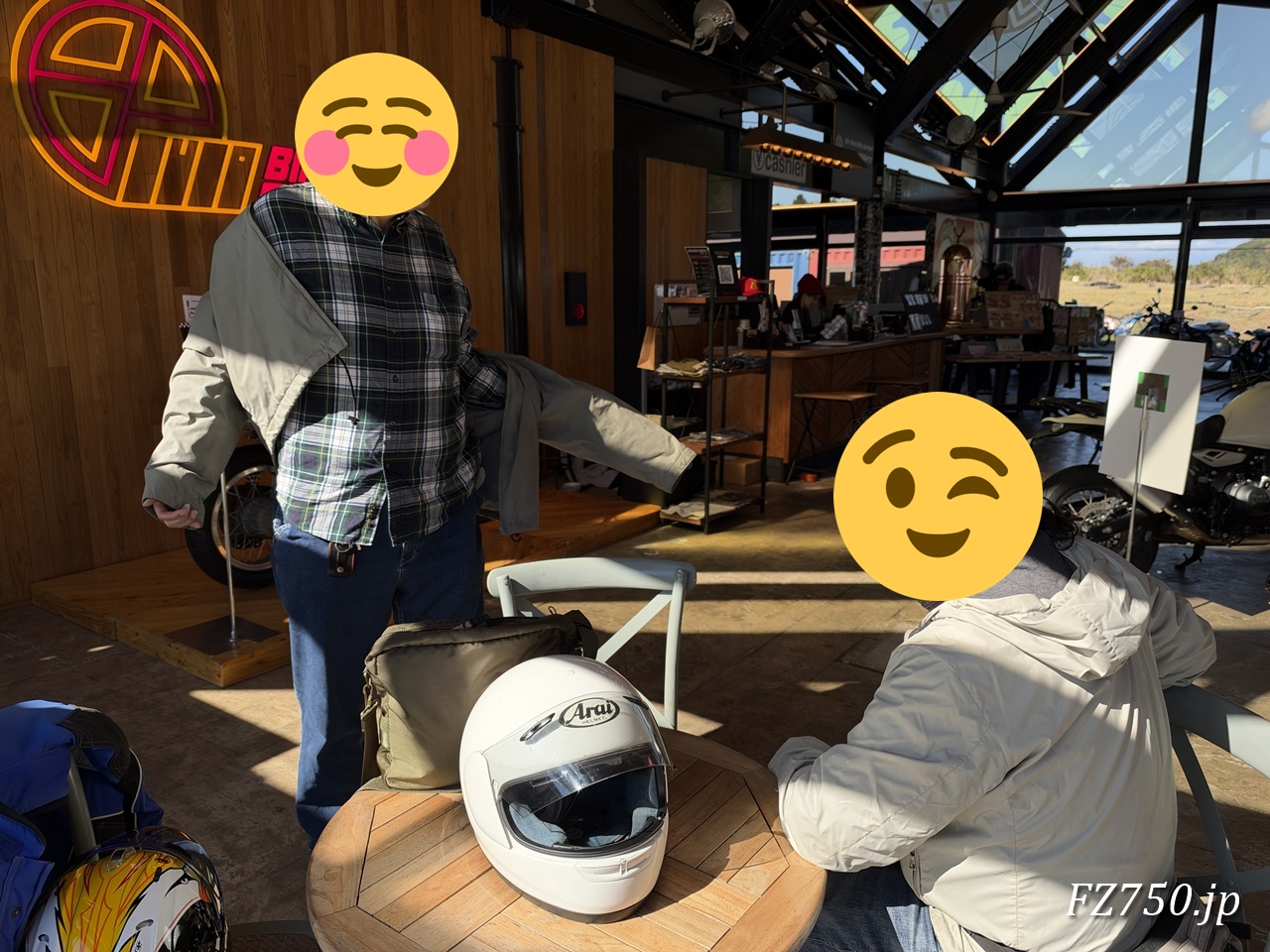 バイカーズパラダイス南箱根を出発です